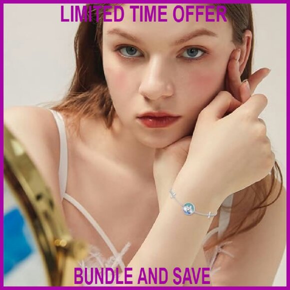 Sterling Silver Mustard Seed Cross Bracelet Christian Faith Jewelry - Picture 7 of 8